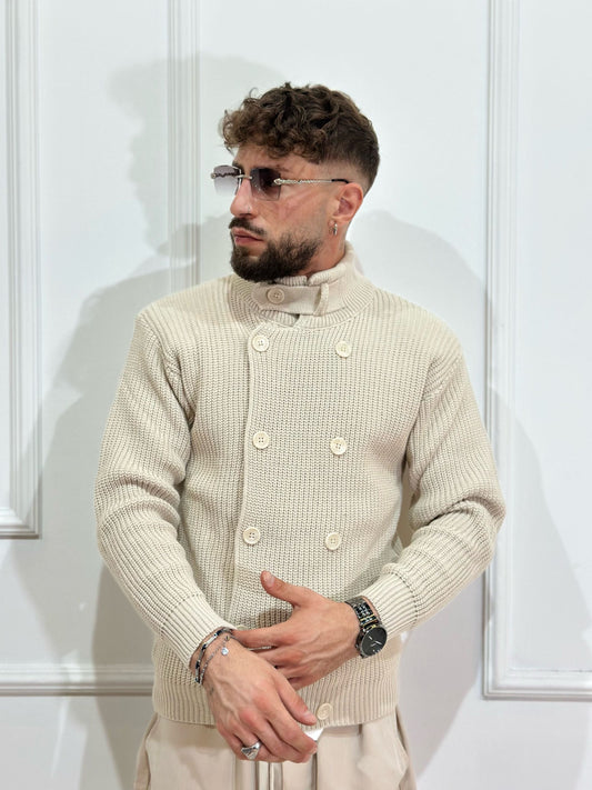 Cardigan doppio petto