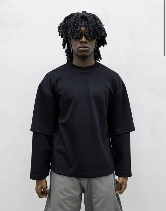 Long sleeve crop